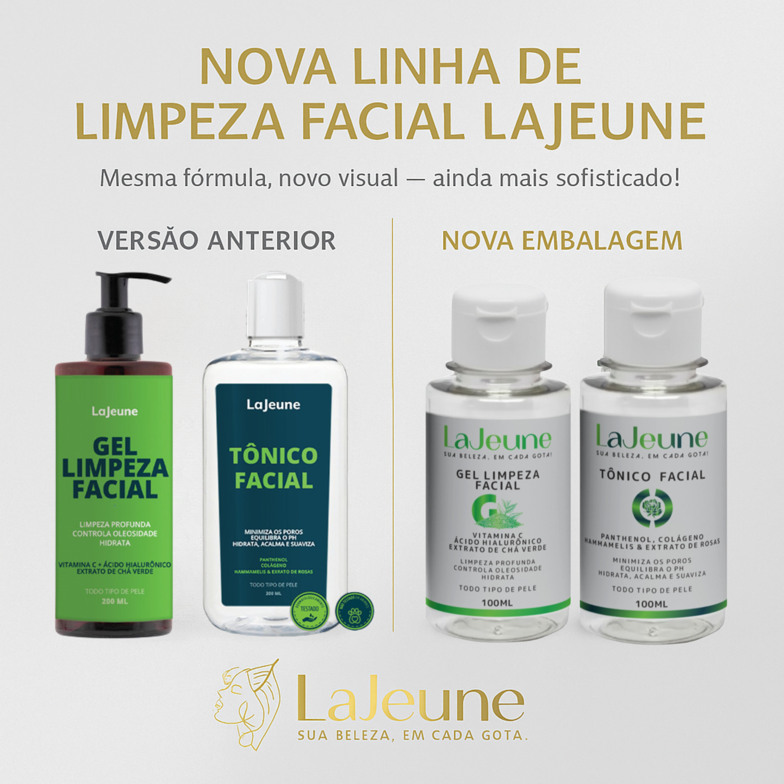 Tônico Facial LaJeune: Hidratação, Equilíbrio e Suavidade para Todos os Tipos de Pele