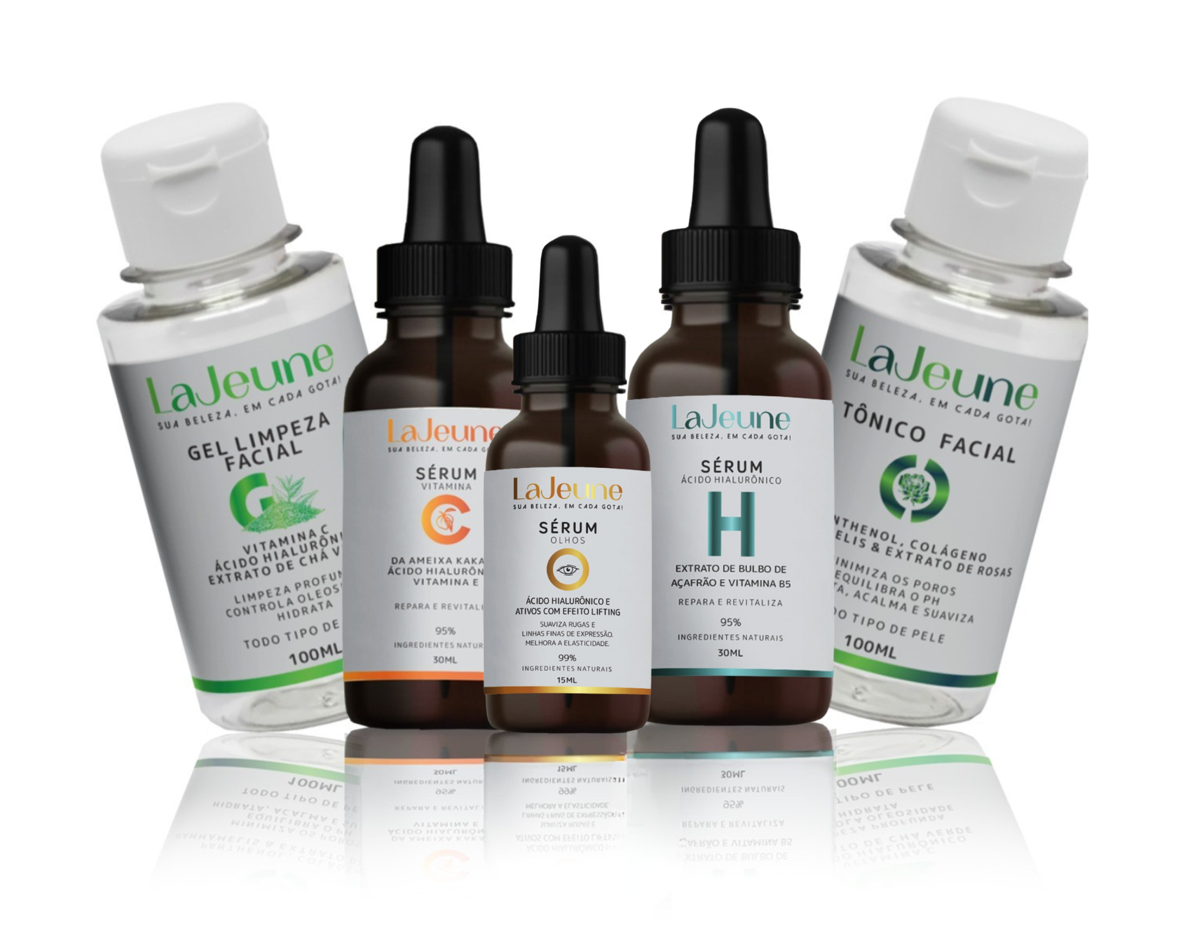 Kit Skincare Antimanchas e Antimarcas 3 Sérum Profissional