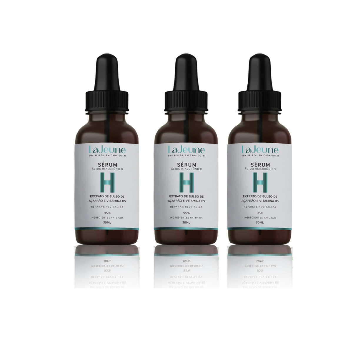 Kit La Jeune 3 - Hyalu - Sérum Anti-idade, Reparador e Hidratante