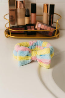 Faixa de Cabelo para Skincare e Make – Tiara com Laço LaJe